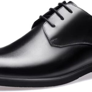 Men’s Modern Classic Dress Shoes – Slip-On Oxford Formal Business Shoes
