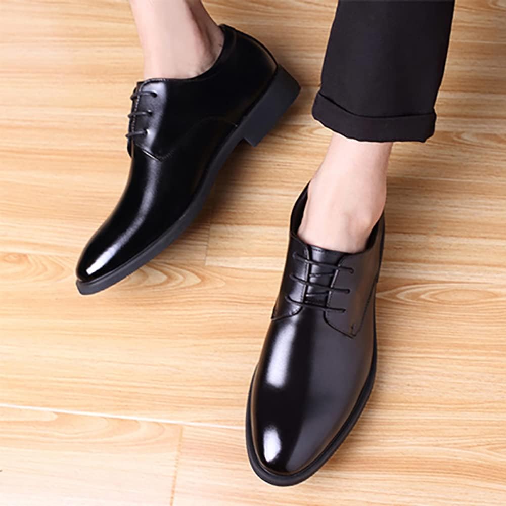Men’s Modern Classic Dress Shoes – Slip-On Oxford Formal Business Shoes - Image 2