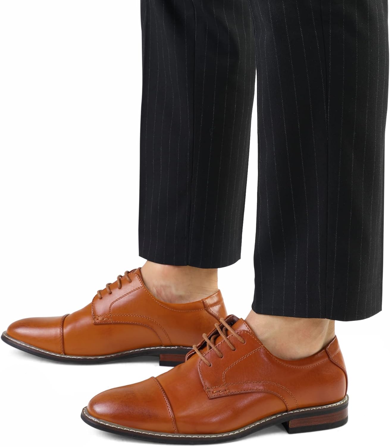 Men’s Formal Business Dress Shoes – Classic Lace-Up Oxford Design - Image 2
