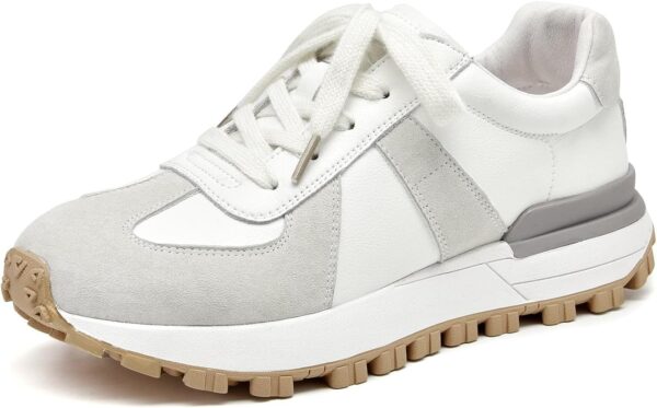 Chunky Platform Sneakers Retro Casual Walking Shoes