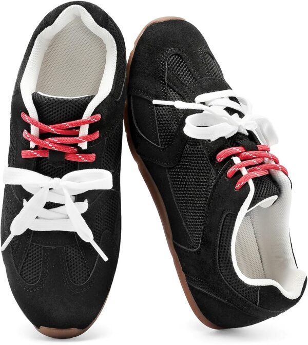 Lace-Up Casual Sneakers Non-Slip Comfortable Walking Shoes