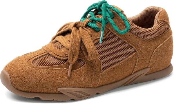 Retro Casual Sneakers Round Toe Lightweight Walking Shoes