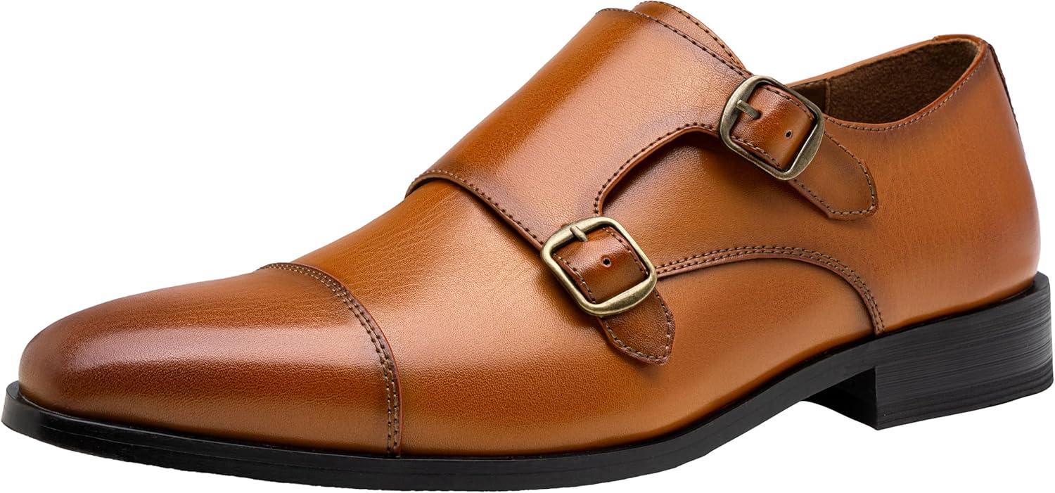 Men’s Elastic Apron Toe Slip-On Loafers – Comfortable Formal Work Shoes